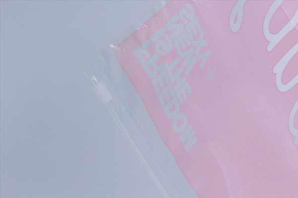 粉色PE內衣塑料拉鏈袋